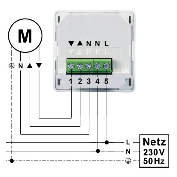 CasaSpirit50 Rolladen Zeitschaltuhr - Inkl. Busch & Jäger Zwischenrahmen Für Smarte Steuerung