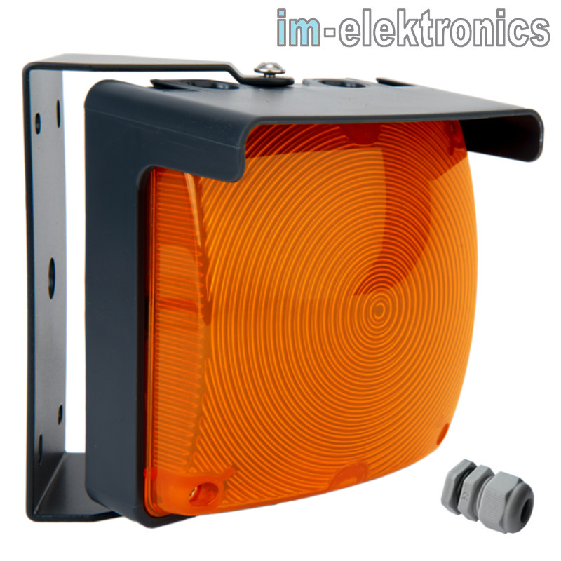 LED Signalleuchte gelb 24 V / 230 V Verkehrsampel Tor Antrieb